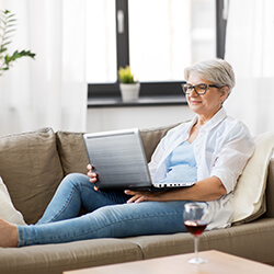 woman laptop